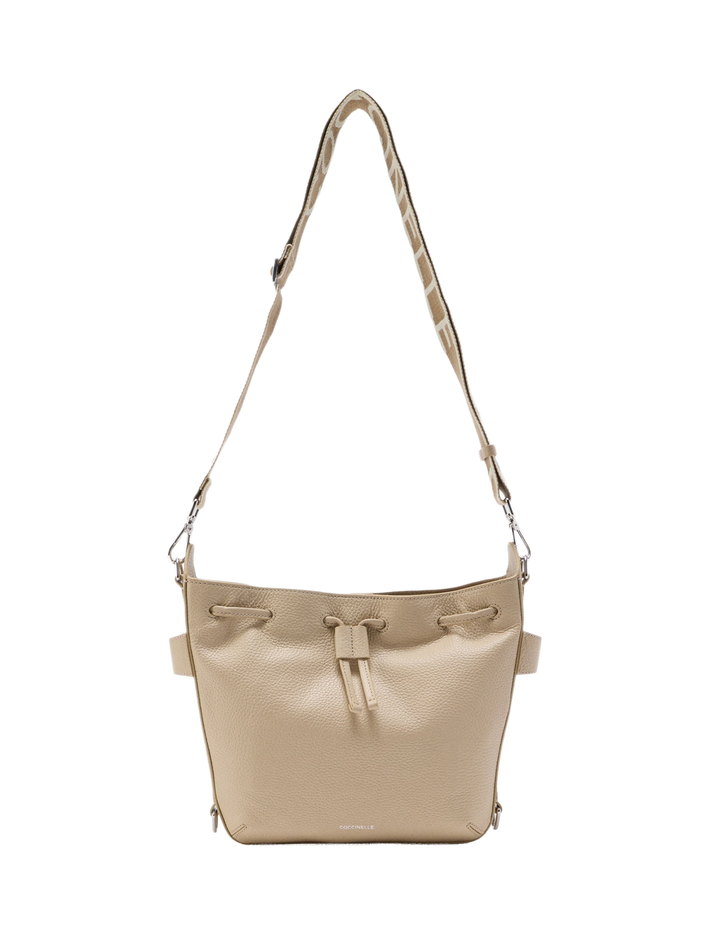 Coccinelle - Bolso saco 'GRETEL' en beige: frente