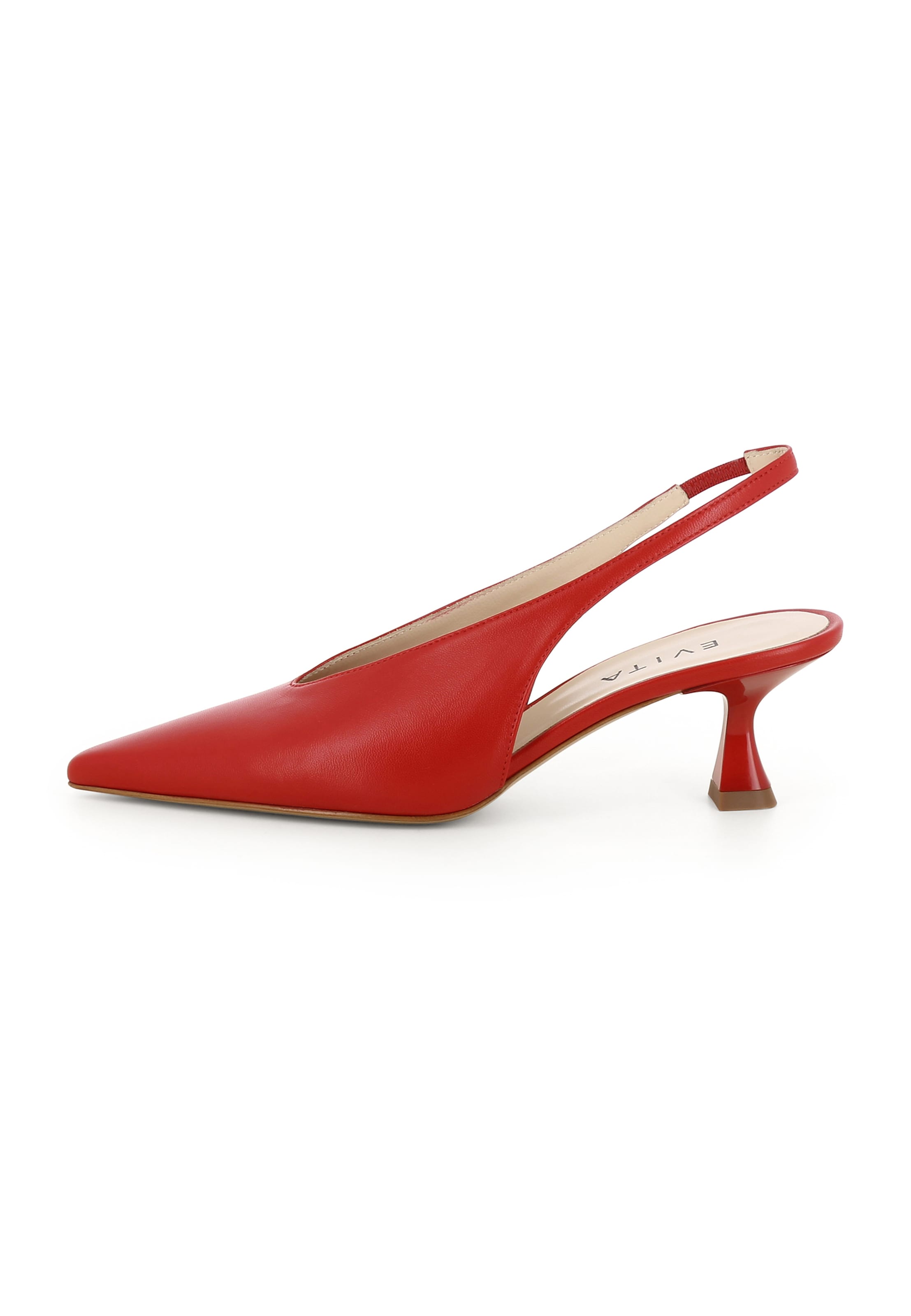 EVITA Sling Pumps 'PERLA' in rot, Produktansicht