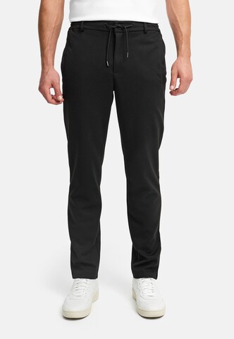 Regular Pantalon chino ' Nezzo ' INDICODE JEANS en noir : devant