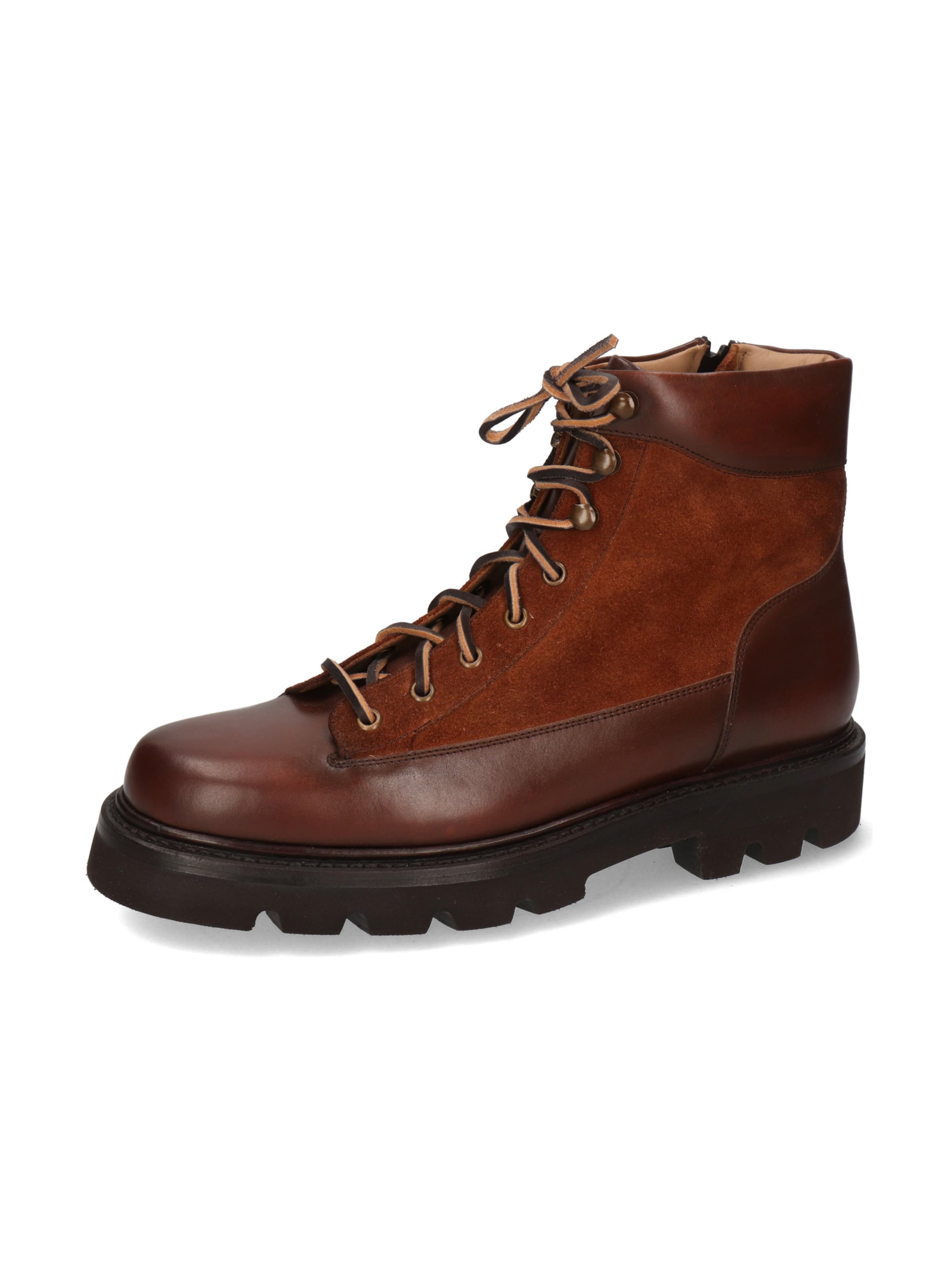 MELVIN & HAMILTON Lace-Up Boots 'Maverick 1' in Brown: front