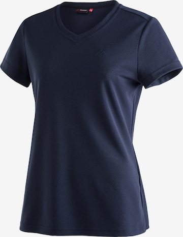 Maier Sports Performance Shirt in Blue: front
