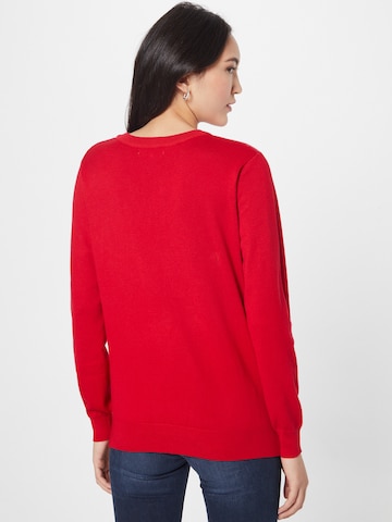 ABOUT YOU Pullover 'Vicky Christmas' i rød