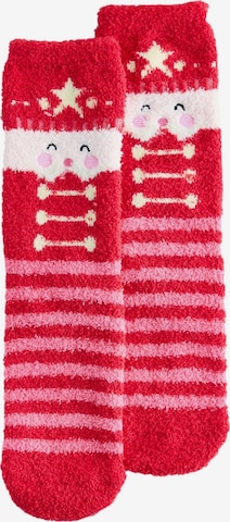 Next Socks in Red: front