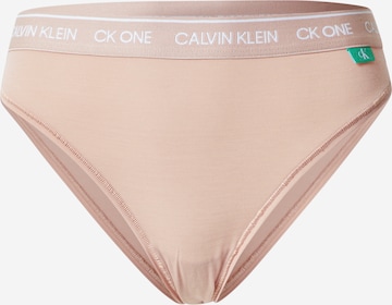 Calvin Klein Underwear Слип в розово: отпред