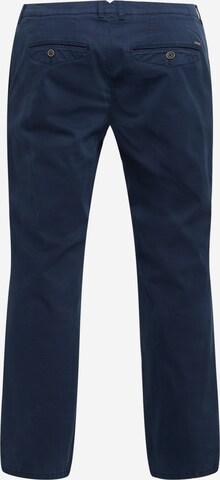 mėlyna Jack & Jones Plus Standartinis „Chino“ stiliaus kelnės