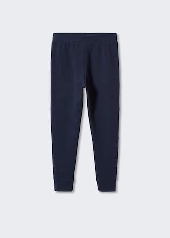 MANGO KIDS Tapered Housut värissä sininen