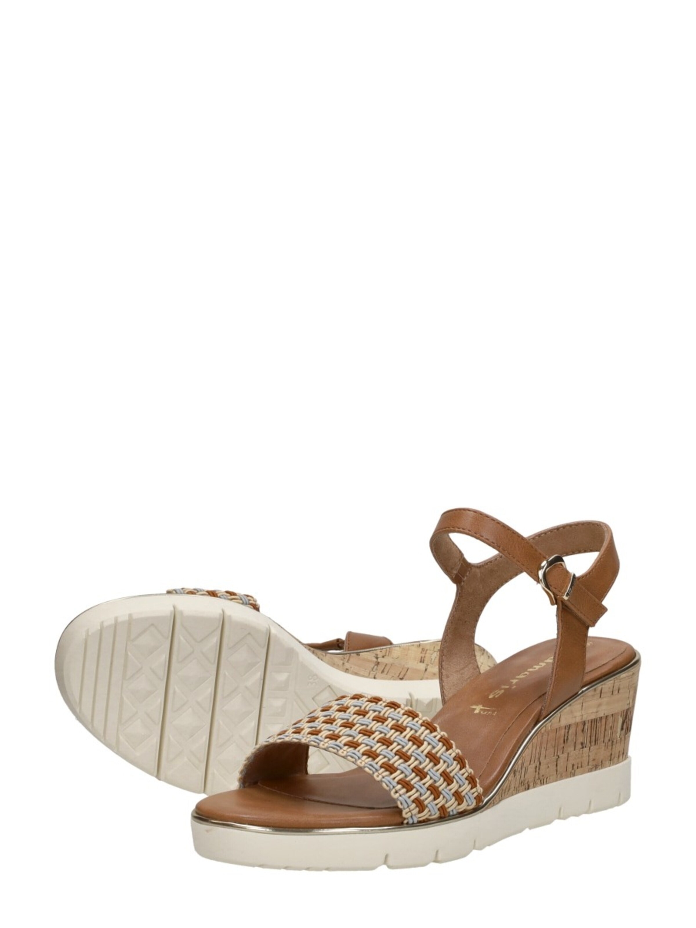 Sandales 'Sandalen Hak' Tamaris en marron