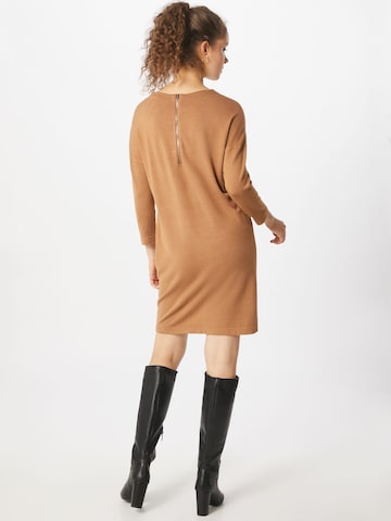VERO MODA Gebreide jurk 'Glory Vipe Aura' in Bruin