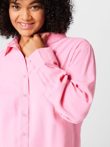 ONLY Carmakoma Blouse in Pink