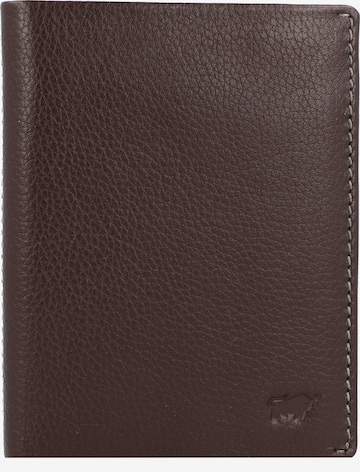 Braun Büffel Wallet in Brown: front