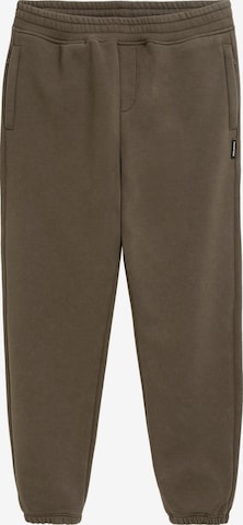 Loosefit Pantalon Prohibited en marron : devant