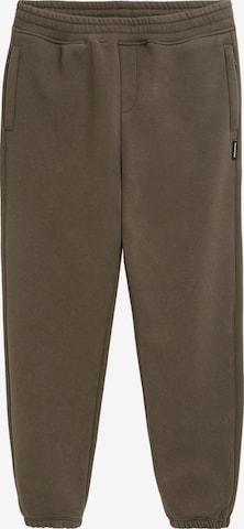 Prohibited Loose fit Pants in Brown: front