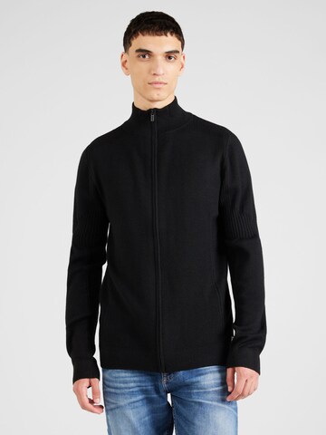 DRYKORN Strickjacke 'Tiyam' in Schwarz: Vorderseite