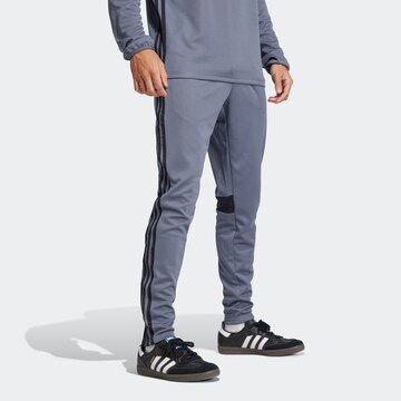 ADIDAS PERFORMANCE Tapered Workout Pants 'Tiro 25 Essentials' in Grey