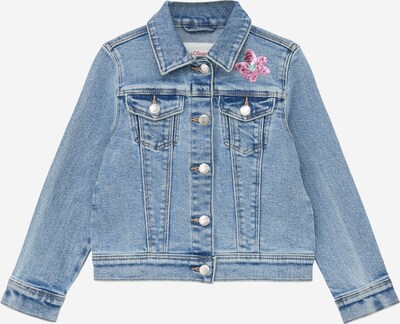 s.Oliver Between-Season Jacket in Blue denim / Light blue / Pastel orange / Pastel pink, Item view