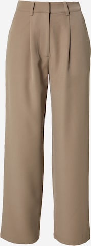 LeGer by Lena Gercke Loose fit Pleat-Front Pants 'Inge' in Brown: front