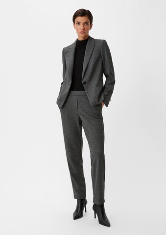 Regular Pantalon COMMA en noir