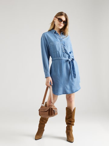 UNITED COLORS OF BENETTON Košilové šaty – modrá