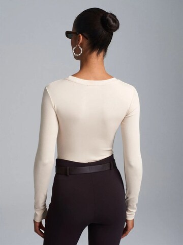 Body a maglietta di Dilvin in beige