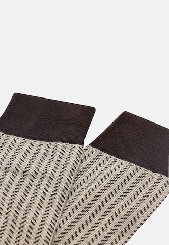 Chaussettes Boggi Milano en beige