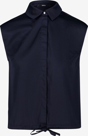 zero Blouse in Blauw: voorkant