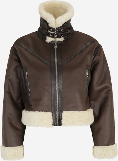 Only Petite Winter Jacket 'BETTY' in Cream / Brown, Item view