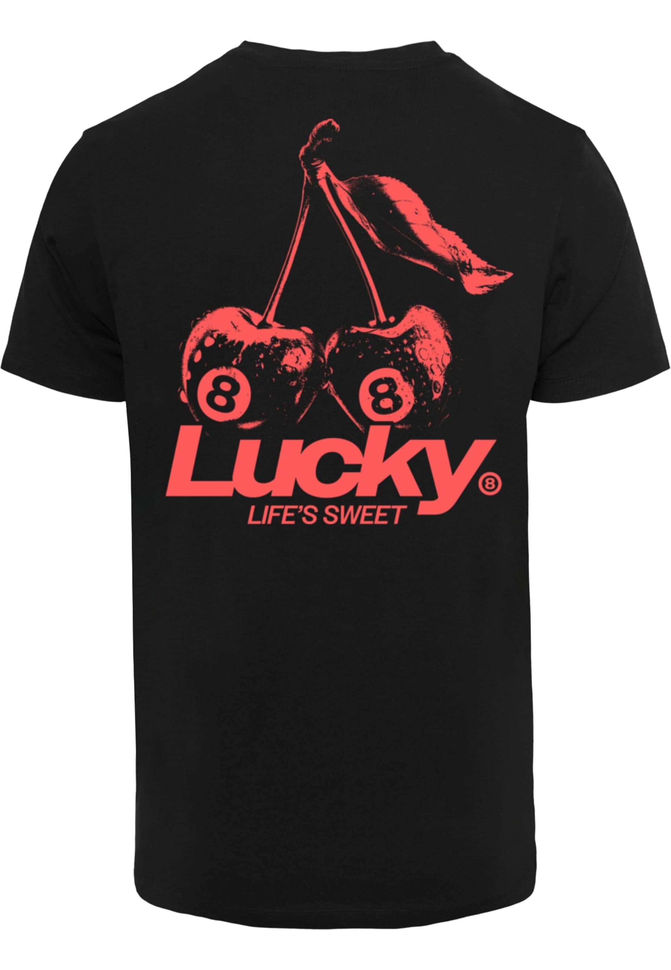 Maglietta 'Life's Sweet Cherries' di Mister Tee in nero