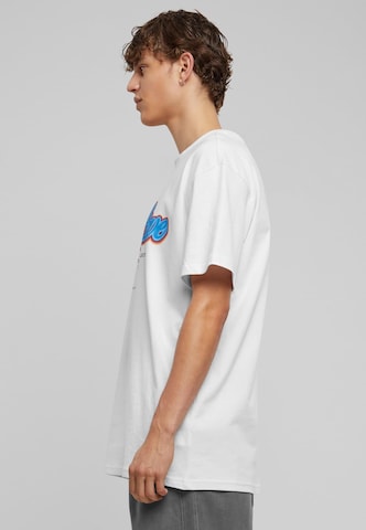 MT Upscale - Camiseta 'F*ke L*ve' en blanco