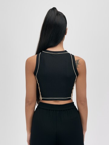 UNFOLLOWED x ABOUT YOU Top 'SUMMER' in Black: back