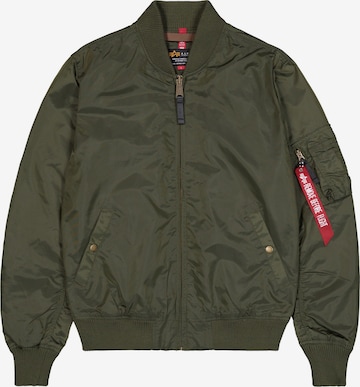 ALPHA INDUSTRIES Демисезонная куртка 'MA-1 TT' в Зеленый: спереди