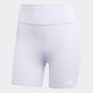 ADIDAS PERFORMANCE Skinny Workout Pants 'Own the Run' in Purple: front