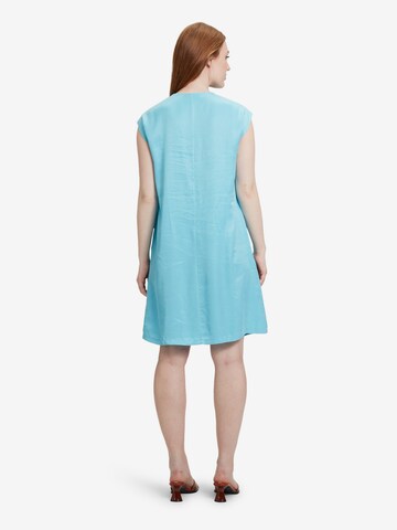 Betty & Co Casual-Kleid mit V-Ausschnitt in Blau