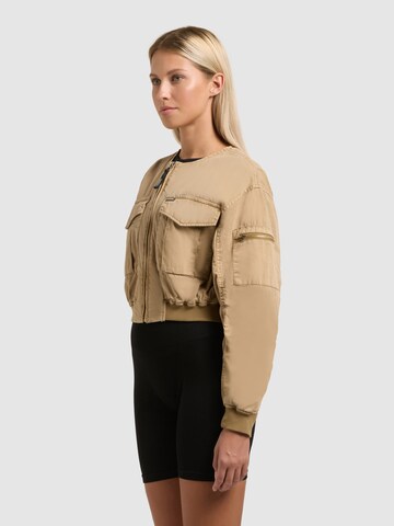 Veste mi-saison khujo en beige