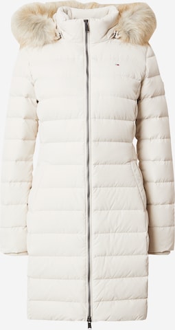 Manteau d’hiver Tommy Jeans en beige : devant