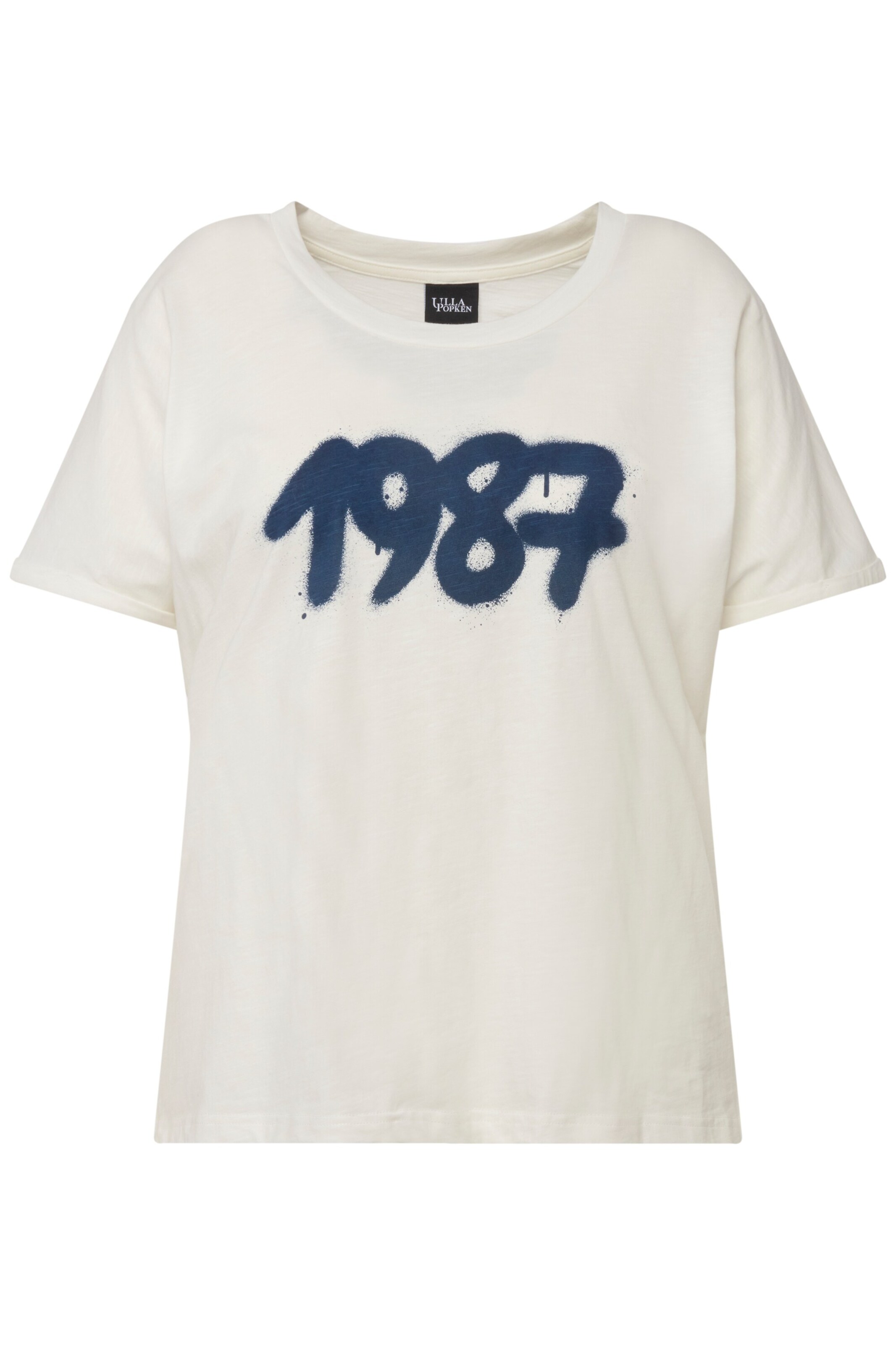 Ulla Popken Shirt in Weiß: Vorderseite