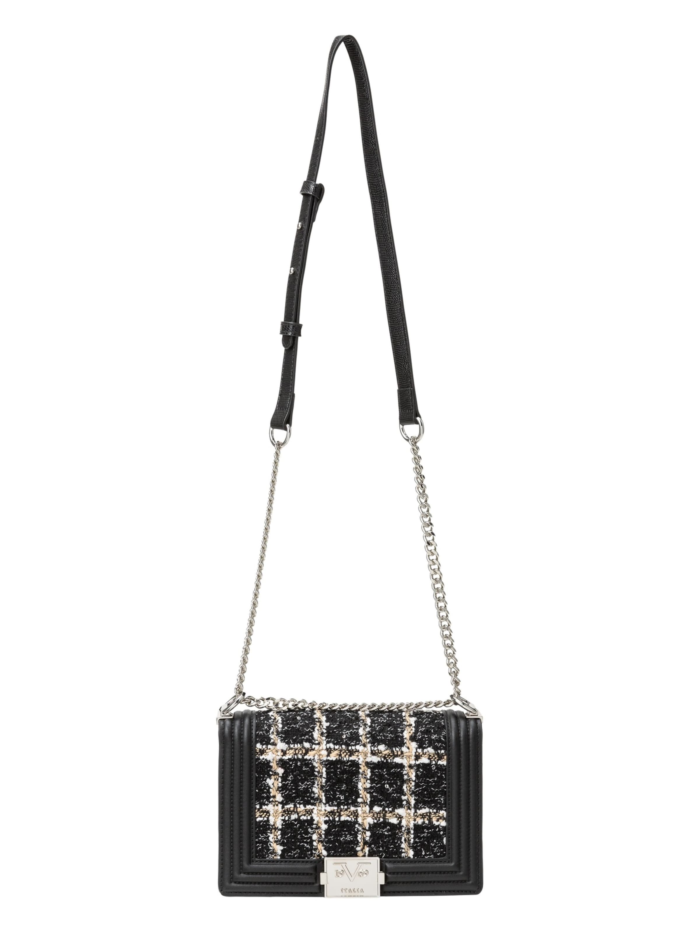 19V69 ITALIATorba preko ramena 'Mila' - crna boja: prednji dio