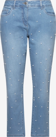 MIAMODA Regular Jeans in Blue: front