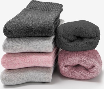 Occulto Socks 'Smilla' in Pink: front