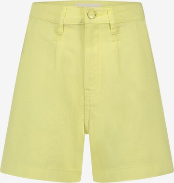 Fabienne Chapot Loose fit Pleat-Front Pants in Yellow: front
