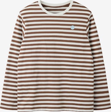 NAME IT T-shirt 'NKMLINCON' i brun: framsida