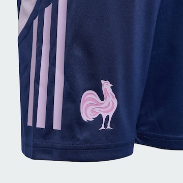 ADIDAS PERFORMANCE Slimfit Sportbroek 'France' in Blauw