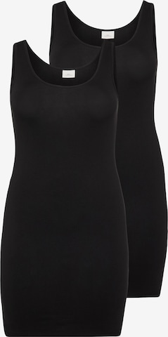 ONLY Carmakoma Aluspaita 'CARTIME' värissä musta: etupuoli