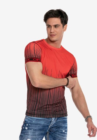 CIPO & BAXX T-Shirt in Rot: predná strana