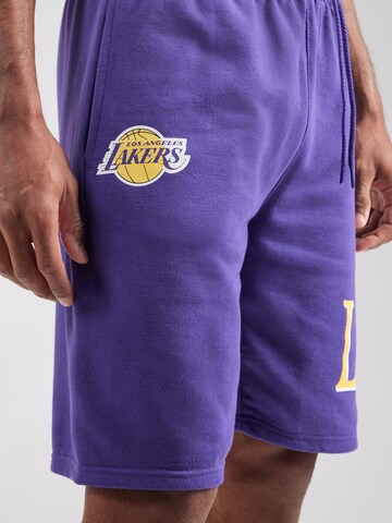 NEW ERA Regular Broek 'NBA TEAM LOSLAK' in Lila