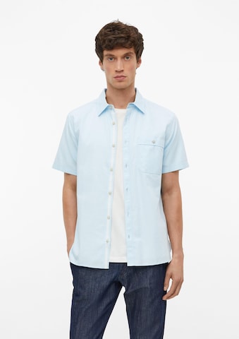 s.Oliver Regular fit Button Up Shirt in Blue: front