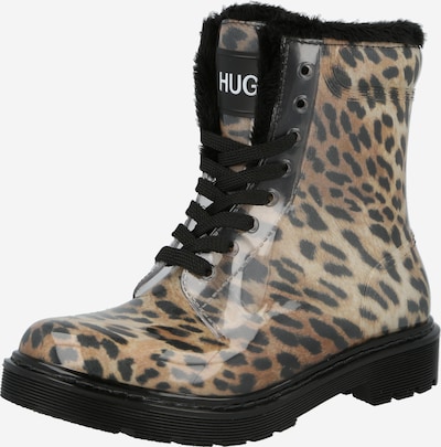 HUGO Rubber Boots 'Gamma' in Beige / Brown / Cognac / Black, Item view