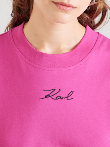 Karl Lagerfeld Μπλουζάκι σε ροζ