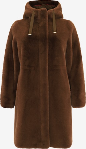 YOEK Tussenmantel in Bruin: voorkant