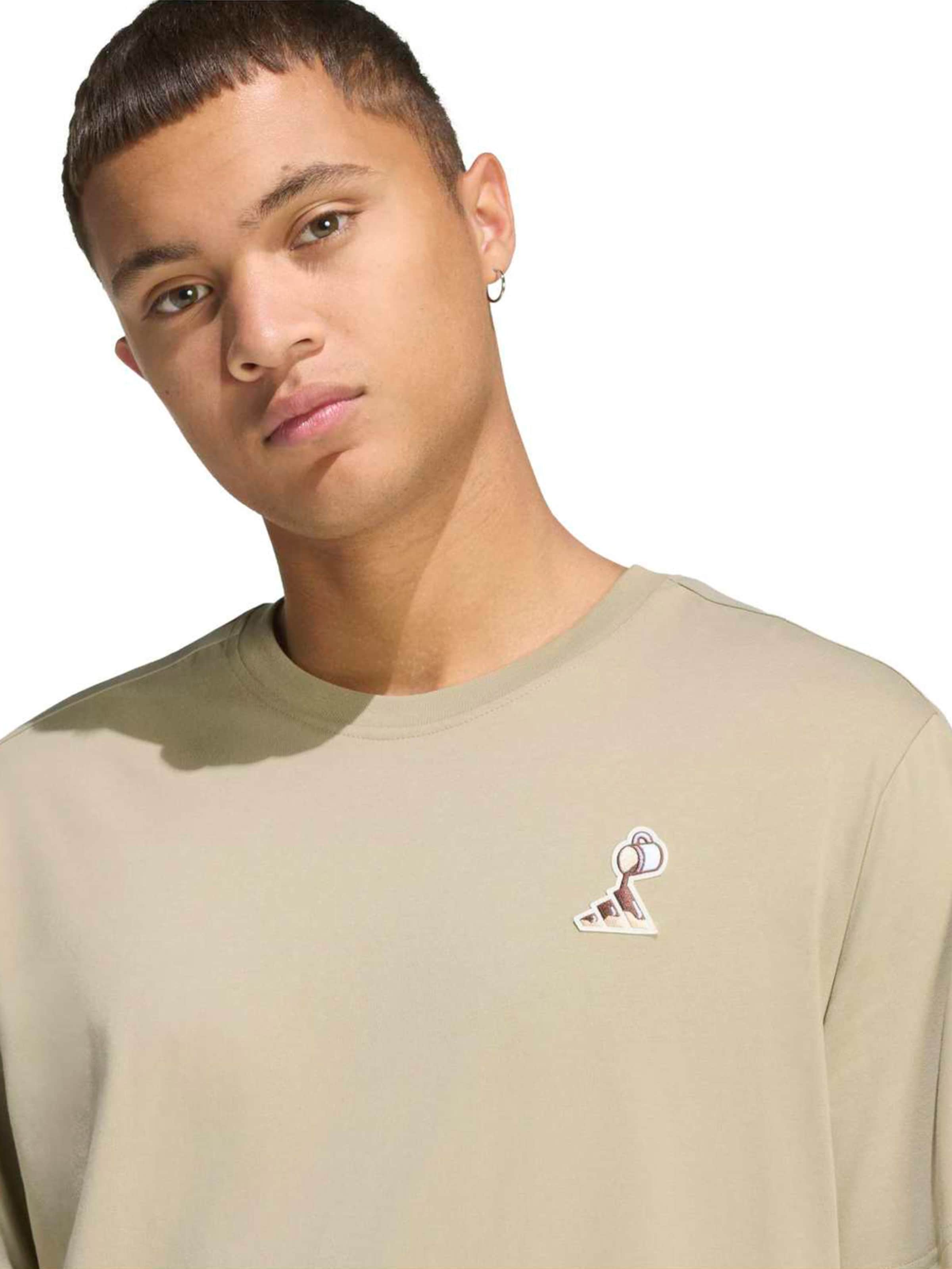 ADIDAS SPORTSWEAR Funkčné tričko 'COFFEE' - Hnedá