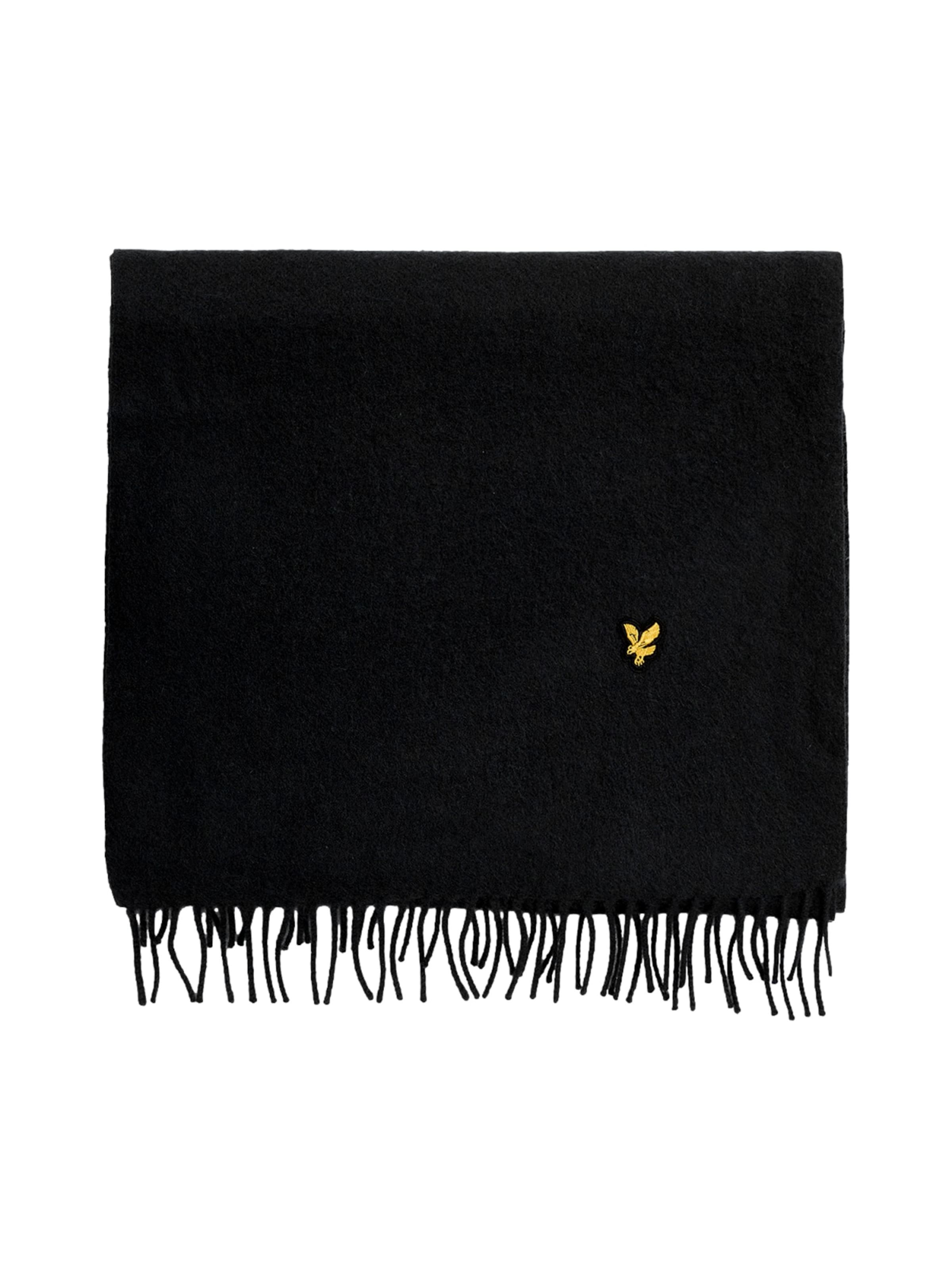 Lyle & Scott Sjaal in Zwart: voorkant